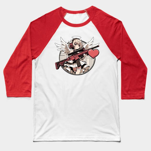 Cupid Upgraded Baseball T-Shirt by CharmingChomp